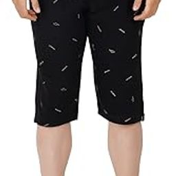 Men's Regular Fit Printed Three Fourth Capri-44