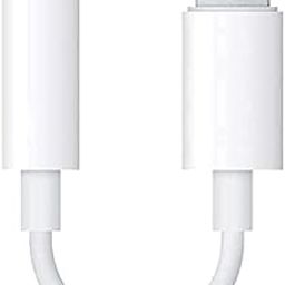 Sounce 3.5 mm Headphone Jack Adapter Connector Supported Music Control and Calling Function Audio Adapter for Phone Xs MAX/XR/X/8/7/Plus/6S/6/SE/5S/5C/Pad/and More (White-94