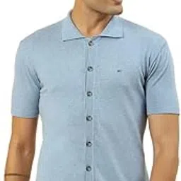 monte carlo Men Cotton Blend Regular Fit Polo T-Shirt | Short Sleeve | Solid Collared Tee | Casual Everyday Wear | Stylish & Comfortable Tshirt-picture-3