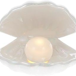 ANKRI Shell Pearl Light LED Desktop Lamp Portable Pearl in Shell Nightlight for Bedroom Home Decor, White-27