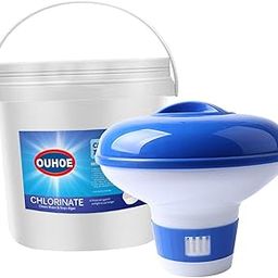 CALANDIS Chlorine Tablets Disinfectant Clarifier for Pools Spa 1 Bucket + Dispenser | Pool Chemicals & Clarifiers | Pool Chemicals & Testing | Pools & Spas-21