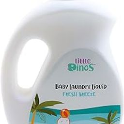 Little Dinos Laundry Liquid for Baby Clothes - 1 Litre Kills 99% of Germs, Anti Bacterial Baby Clothing Liquid Detergent 1000ml (Pack of 1) (Fresh Breeze)-picture-11