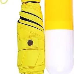 dwiza enterprise Small and Lightweight Anti-UV Umbrella With Portable Sleeve | 5 Folding Compact Pocket Portable & Lightweight Umbrella For Kids & Adults-picture-2