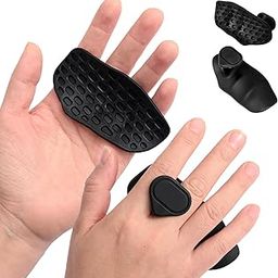 AGUDO 1 Pair Weight Lifting Grips, Non-Skid Rubber Gym Hand Grip Pads for Enhanced Grip Strength & Palm Protection, Anti-Slip, Finger Grip Strengthener, Fit for Deadlifts & Pull-Ups (Style 1)-image-71