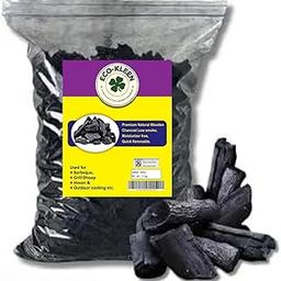 ECO-KLEEN Premium Wooden Charcoal 1KG (Pack of 1) | 100% Natural Hardwood Charcoal | Low Smoke, High Heat | Ideal for BBQ, Tandoor, Cooking & Incense-24