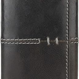 Genuine Leather Formal/Casual/Party Black Color RFID Card Protection 3 Fold Wallet for Men (9 Card Slot/1 ID Window/Sim Slot)-image-86