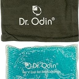 Dr. Odin Reusable Hot and Cold Gel Bead Bag for Pain Relief with Washable Cotton Cover and Adjustable Strap, Icepack (Gel Bead)-picture-3