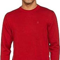 Mens Lambs Wool Orange Solid V Neck Pullover |1220116VN-2641-image-16