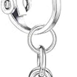 Fake Bellys Button | Bellys Piercing Jewelry | Clip on Belly Buttons Rings | Non Piercing Belly Rings | 316L Stainless Steel Heart-shape Bellys Button Navel Rings for Women Girls (Silver)-image-21