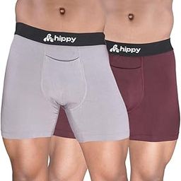 Men's Modal Long Trunks with Front Opening | Ultra-Soft Waistband, Moisture-Wicking, Breathable Men's Underwear | Regular Solid Boxer Briefs for All-Day Comfort and Support (Pack of 2)-image-49