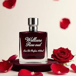 Wellcure Rose Oud Perfume 100ml | for Women & Men | Luxury Unisex Fragrance | Gift Idea | Long-Lasting Eau de Parfum-image-18