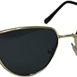 Premium Gold-Frame Cat-Eye Sunglasses – UV400 Protection-image-85