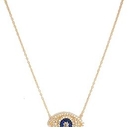 Circle Evil eye Pendant with Chain for Girls and Women, 925 Sterling Silver Pendant with Cubic Zirconia Gemstone - Ideal Gift for ladies - white gold-image-18