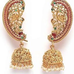 Latest Stylish Fancy Traditional Peacock Jhumka Jhumki Earrings for Women and Girls (16564er)-16