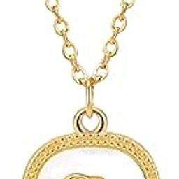 Vintage Square Rose Pendant Necklace for Women Stylish | Gold Chain for Girls Stylish Dainty Necklace for Women | Aesthetic Jewellery Locket for Girls Accessories-image-43