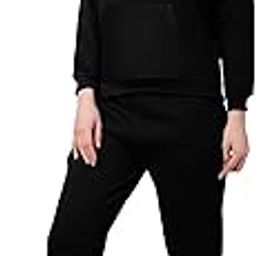women's cotton blend winter tracksuit sweatshirt hoodies & jogger cord set combo comfort fit Loungewear Winterwear Two Piece Outfit Sets Long Sleeve Hooded-image-14
