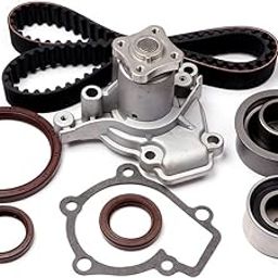 ASTOU Timing Belt Kit w/Water Pump Fit for Hyundai for Tiburon 2L 1999-2001 2003-2006 for Kia for Sportage 2L 2005-2008 Replace Timing Belt OEM - TBK284-image-71