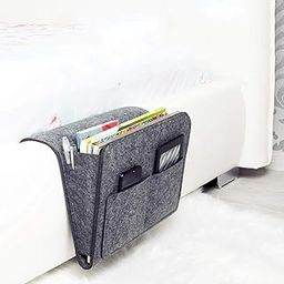 WOX MOX Bedside Caddy Hanging Storage Organizer with Multiple Pockets – Felt Bedside Pocket Holder for Bed, Sofa, Bunk Bed, Dorm, Hospital & Kids Room – Bedside Essentials Organizer_Multicolor-picture-15
