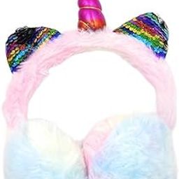 Unicorn Earmuffs Warm Cute Winter Ear Warmers Portable Soft Plush Ear Muff for Women Kids Girls-image-59