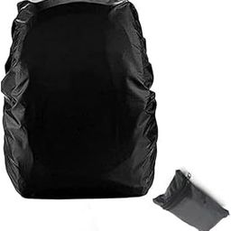 Qlh Enterprise Rain Cover for Backpack Travel Essentials for Bag Backpack Travel Accessories Bag Waterproof Dustproof for All Bag Sizes Upto Bag Black-image-55