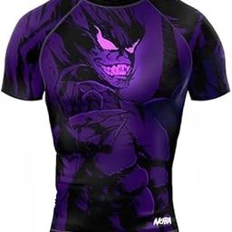 Half Sleeve Compression Skins for MMA, BJJ, Gym, Running, Cycling (Purple)-picture-51