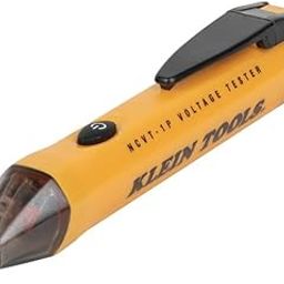 Klein Tools NCVT1P Voltage Tester, Non-Contact Voltage Detector Pen, 50V to 1000V AC, Audible and Flashing LED Alarms, Pocket Clip-21