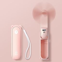 JISULIFE Handheld Fan Life8, 3 in 1 USB Rechargeable Portable Fan [12-19 Working Hours] with Power Bank, Flashlight, Pocket Design for Travel/Summer/Concerts/Lash, Gifts for Women (Pink)-18