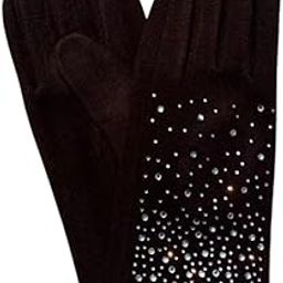 Winter Gloves Touch Screen Women Cycling Gloves for Motorcycle Riding Sports Brown-14