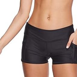 Women's Rider Elastic Waist Hybrid Swim Short with UPF 50+-image-48