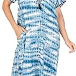 evolove Women's Viscose Liva Long Maxi Night Gown Nighty Dress with Pocket, Super Soft Comfortable (LNG-Rayon)-picture-18