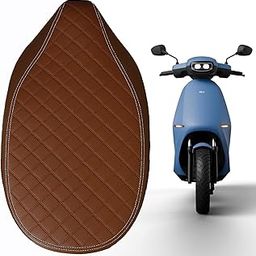 Ola S1 Pro / S1 Air / S1X & S1X+ Seat Cover | Premium Leatherette Finish | Waterproof | Anti-Slip | Custom OEM Fit for Electric Scooter | Brown-image-87