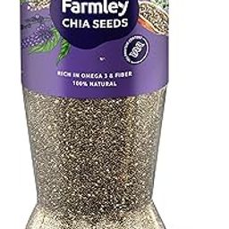 Farmley Chia Seeds 1 Kg, I Seeds for Eating | Seeds for Weight Management | Rich in Calcium, Omega-3, Protein, Fibre, & Non GMO, Reusable Jar (Pack of 1)-image-33