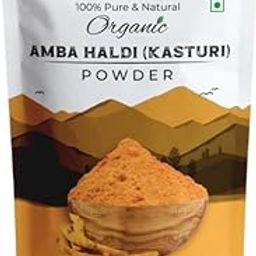 Natural Kasturi Haldi Powder for face | Wild turmeric|Kasturi Manjal|Brightening-image-1