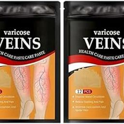 CRUXFAB Varicose Veins Patches Dredge Vein Smoothing Varicose Veins Reduce Swelling Relieve Pain Instant Relief From Muscular Pain Improve Blood Circulation Skin Friendly (Pack of 2)-image-97