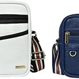 pramadda pure luxury Stylish Italian vegan Leather for men & Women Sling Combo Side Crossbody mini Messenger Bag Corporate Gift For Employees Unique Birthday Gift item for Husband Brother Father.-picture-9