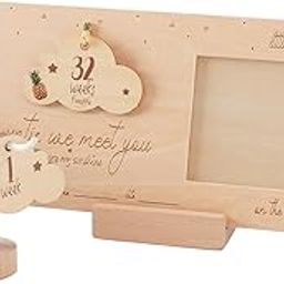 ATORSE Sonogram Picture Frame Baby Milestone for Keepsake Toy Boys and Girls-image-92