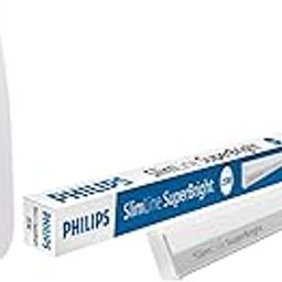 PHILIPS 25-watt LED Batten/Tubelight | Slimline Superbright Compact 4-ft LED Batten for Living Room & Bedroom | Cool Day Light, Pack of 1 Non-Rechargeable Comet Wall Light 30575(White)-0