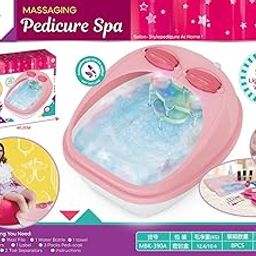 TOYLOY Luxurious Foot Spa Kit with Pedicure Kit - Kids Nail Polish Set for Ultimate Spa Experience - Perfect Teenager Gifts for Girls - Perfect for Sleepovers and Slumber Party-47