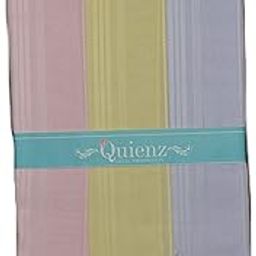 Ladies 100% Cotton Handkerchief-12 Pcs Mutli-Colour Size 30cms x 30cms 800 C/C (12)-image-77