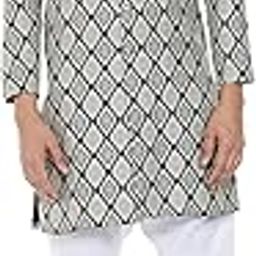 Men's Ethnic Wear Blue Indo Western Set - Light Blue-image-13
