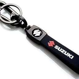 Mistazzo Leather Keychain With Metal Hook For Boys Girls Car Scooty Bullet Bike-picture-33