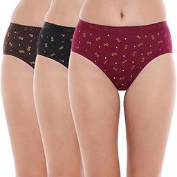 bodycare Women Combed Cotton Mid-Waist| Hipster Panties, Pack of 3 – Multicolour Prints-16000-picture-20