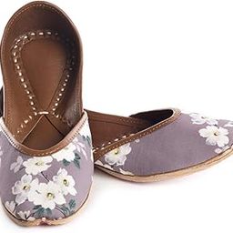 Women Jutti Khussa Shoes Ethnic Punjabi Leather Footwear Casual-image-66