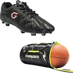 Charged Sports Bag Bueno Black Lime With Gowin Football Shoe Mercury Black Size-2-image-88