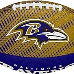 Wilson NFL Team Tailgate American Football, Rubber, Junior, Purple / Black-image-52