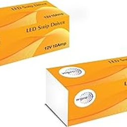 wipro 10 Amp LED Strip Driver | LED Strip Connector | for Indoor Strip Light, 12V DC Output (Pack of 2)-14