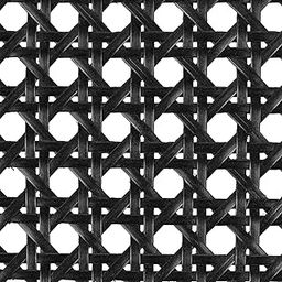 A J Cane Store Plastic Cane Webbing for Caning Projects Natural Pre - Woven Open Mesh Cane - PE Rattan Cane Webbing Rattan Roll Cabinet Chair (18X120) inch (Black)-13
