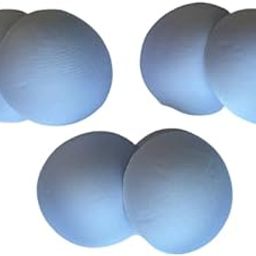 WOMEN COTTON ROUND SHAPE CUP PAD 40(WHITE)-PACK OF 3-18