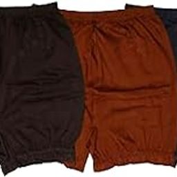 Women's Boyshorts Underwear Bloomer Cotton Boyleg Boxer Panties Pack of 3-picture-41