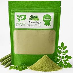 PROGRO 100% Organic Moringa Powder 200 Gm | Immunity Booster | Drumstick Leaf Powder | Natural Multi-vitamin | Anti-Oxidant | Good for Hair & Skin | Protein Rich-image-60